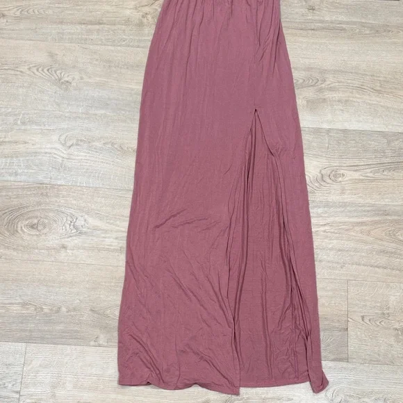 Lulus Watch the Sunset Rusty Rose Maxi Dress - Picture 8 of 10